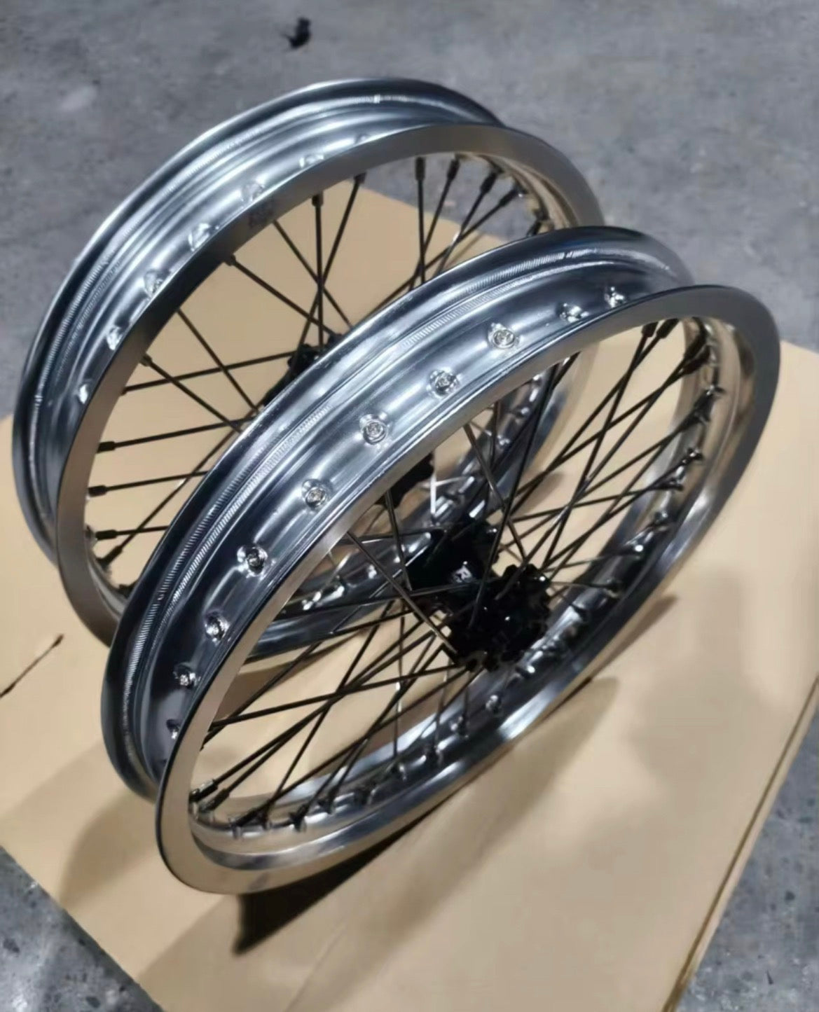 CUSTOM supermoto Wheel Set For Surron LBX/E Ride Pro SS 2.0