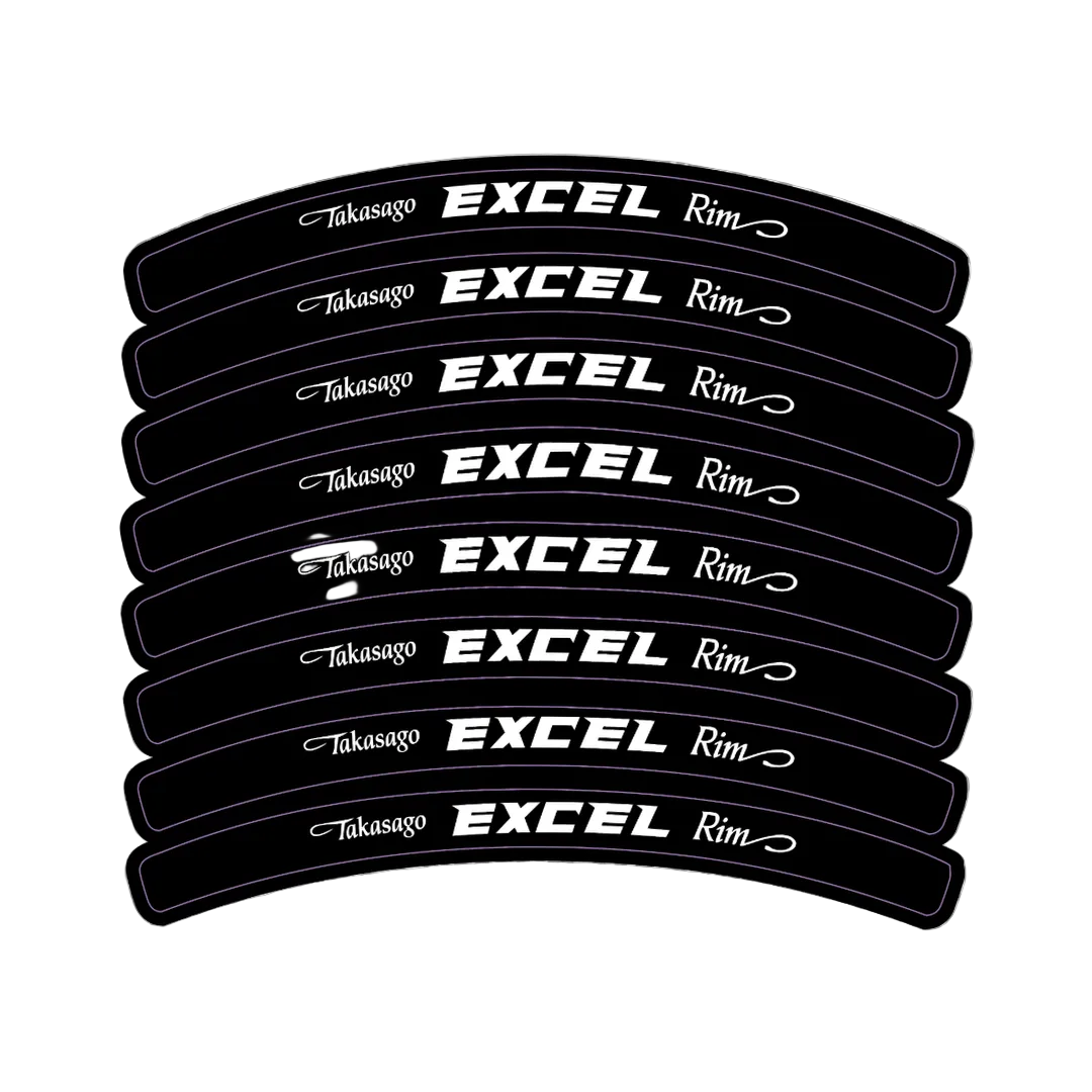 Excel Rim Decals