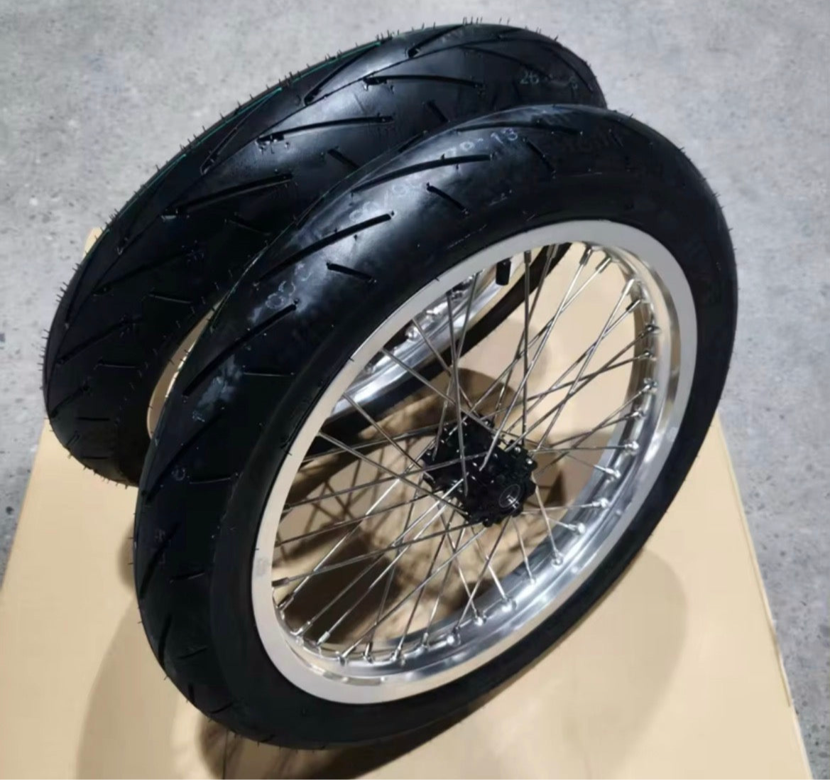 CUSTOM supermoto Wheel Set For Surron LBX/E Ride Pro SS 2.0