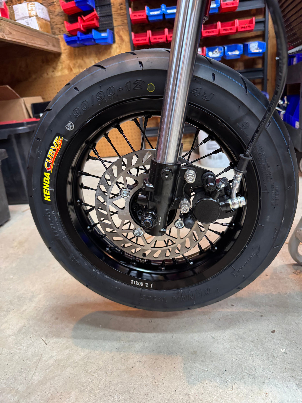 Razor MX or SX 12 Inch Supermoto Wheel Kit