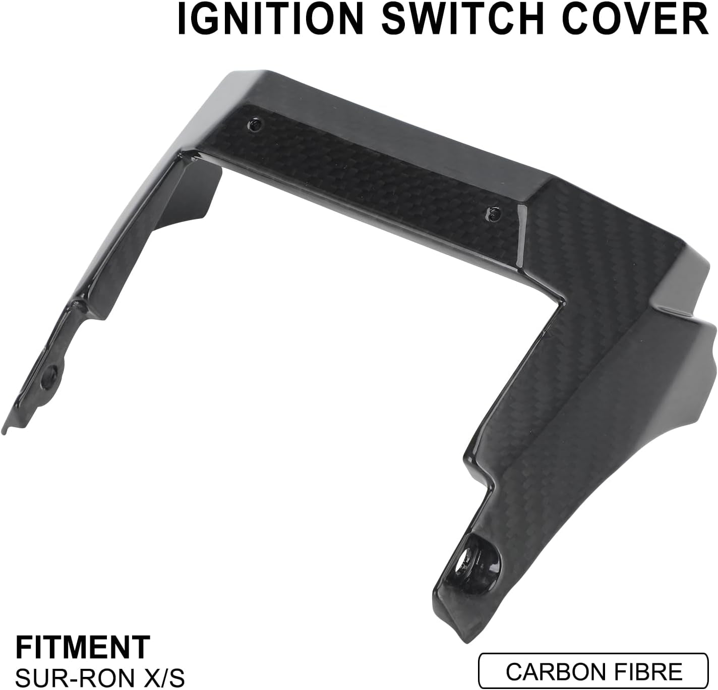 Carbon Fiber Surron LBX Lower Controller Cover