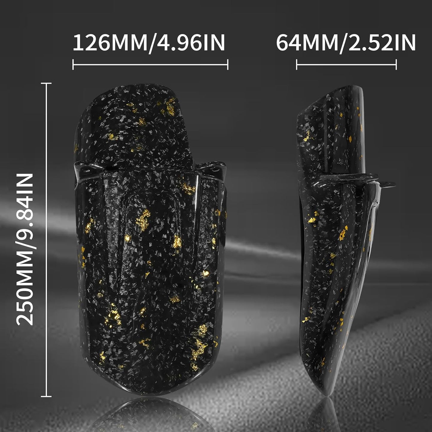 Forged Carbon Surron LBX Rear Mud Guard