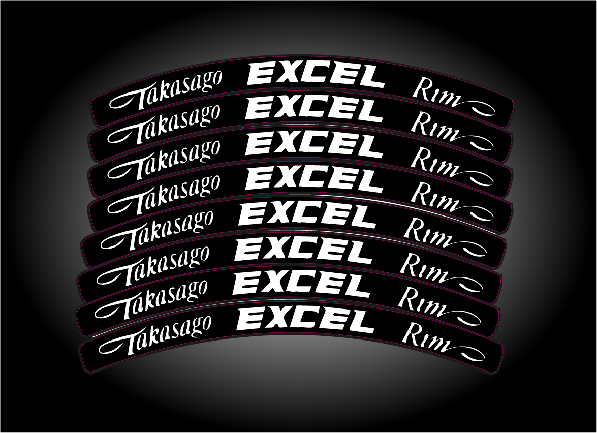 Excel Rim Stickers