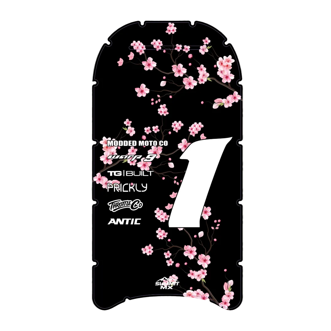 Cherry Blossom Antic Battery Decal