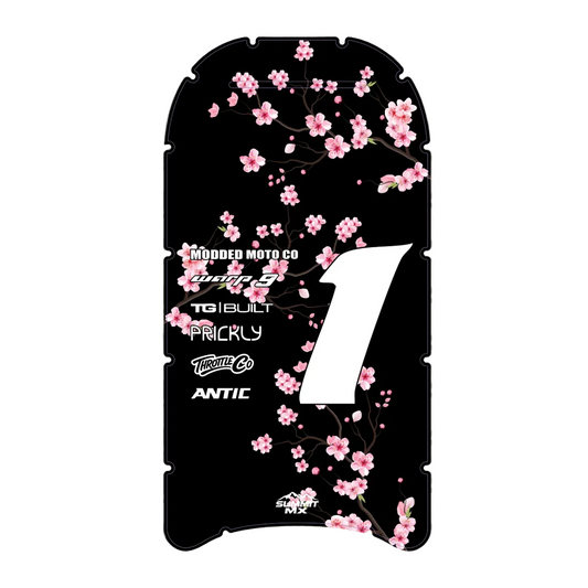 Cherry Blossom Antic Battery Decal