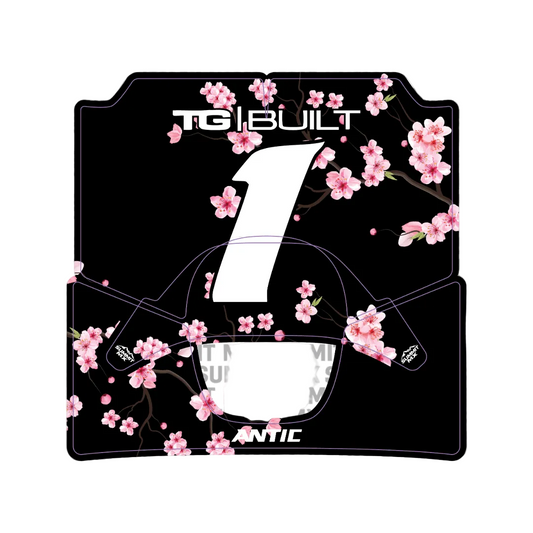 Cherry Blossom Decal for Antic Number Plate