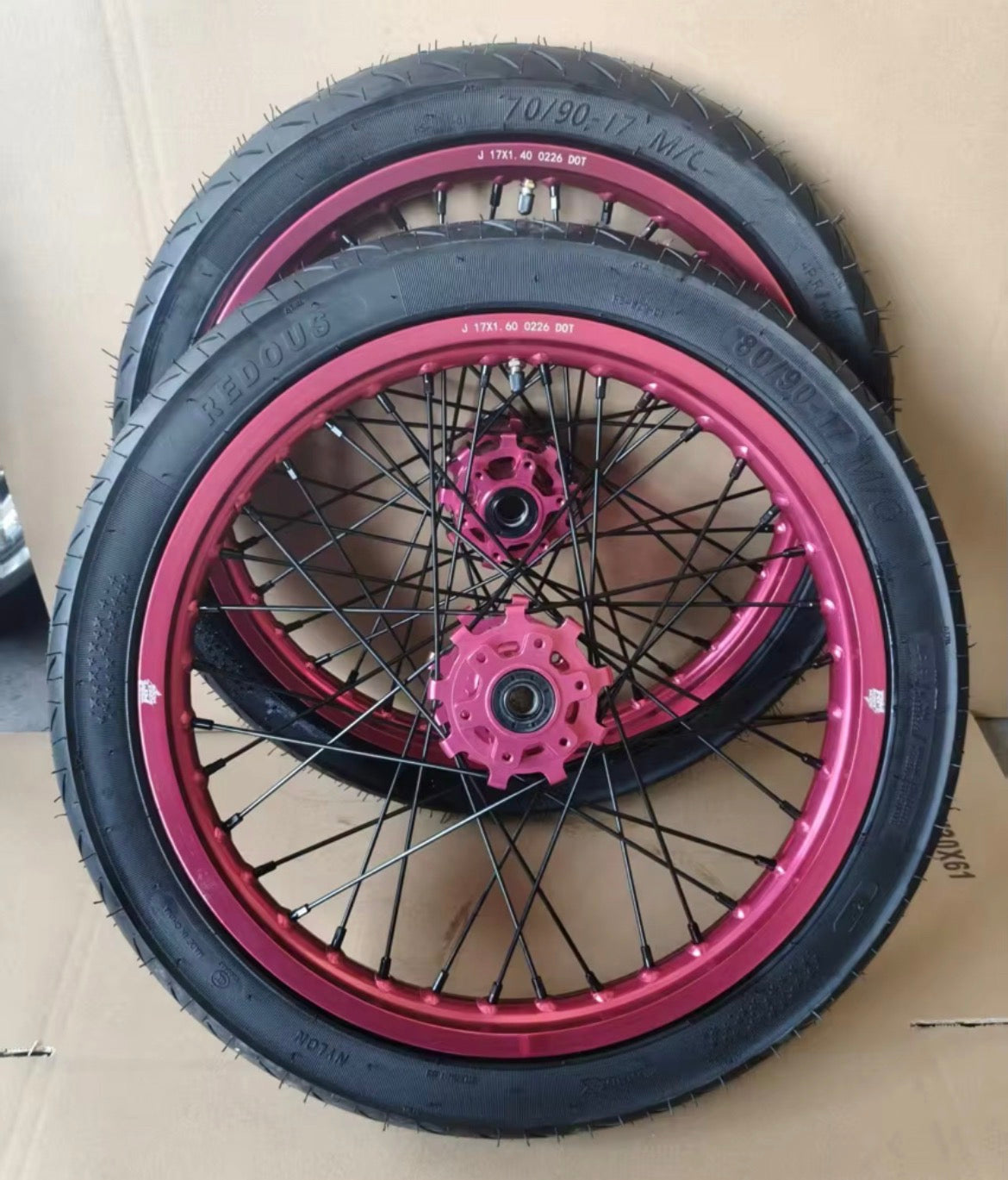 Custom supermoto Wheel Set For Talaria XXX, MX3, MX4