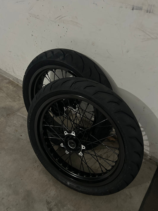 Ultra bee supermoto wheel set