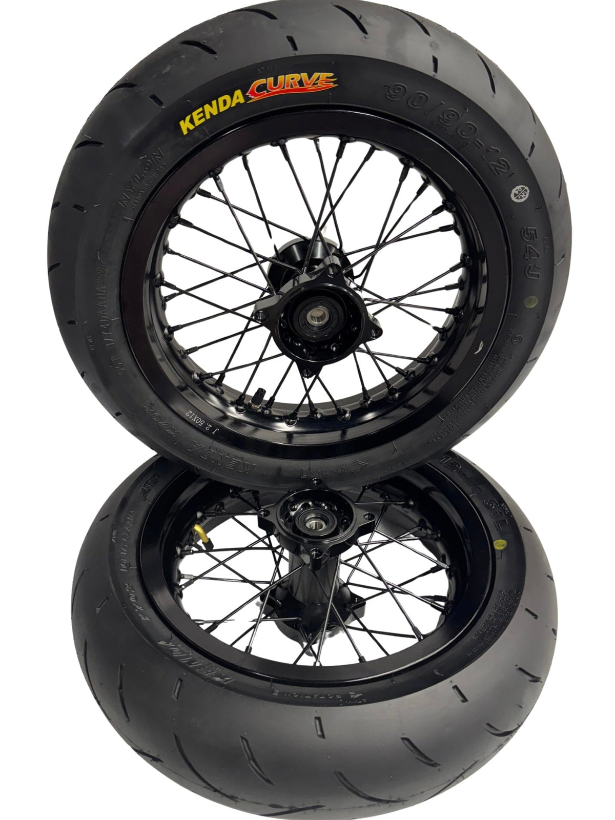 Razor MX or SX 12 Inch Supermoto Wheel Kit with CNC Aluminum Hub