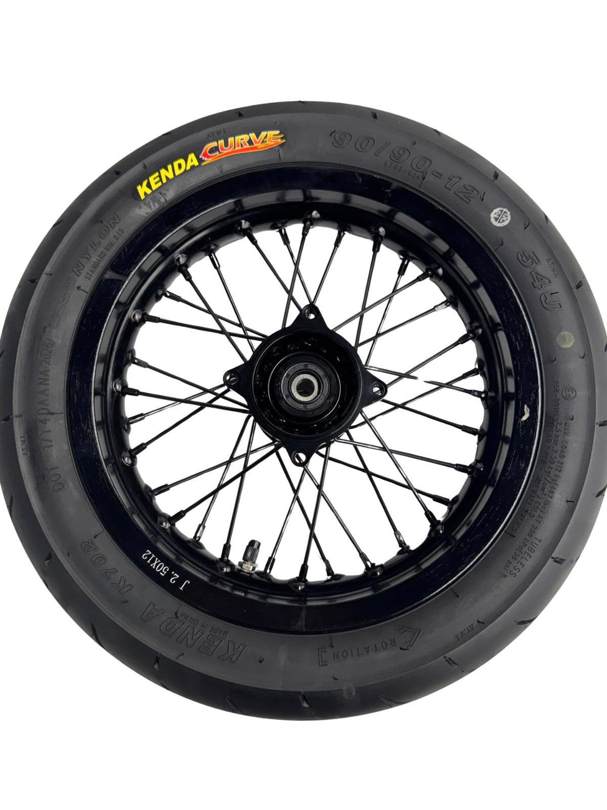 Razor MX or SX 12 Inch Supermoto Wheel Kit with CNC Aluminum Hub