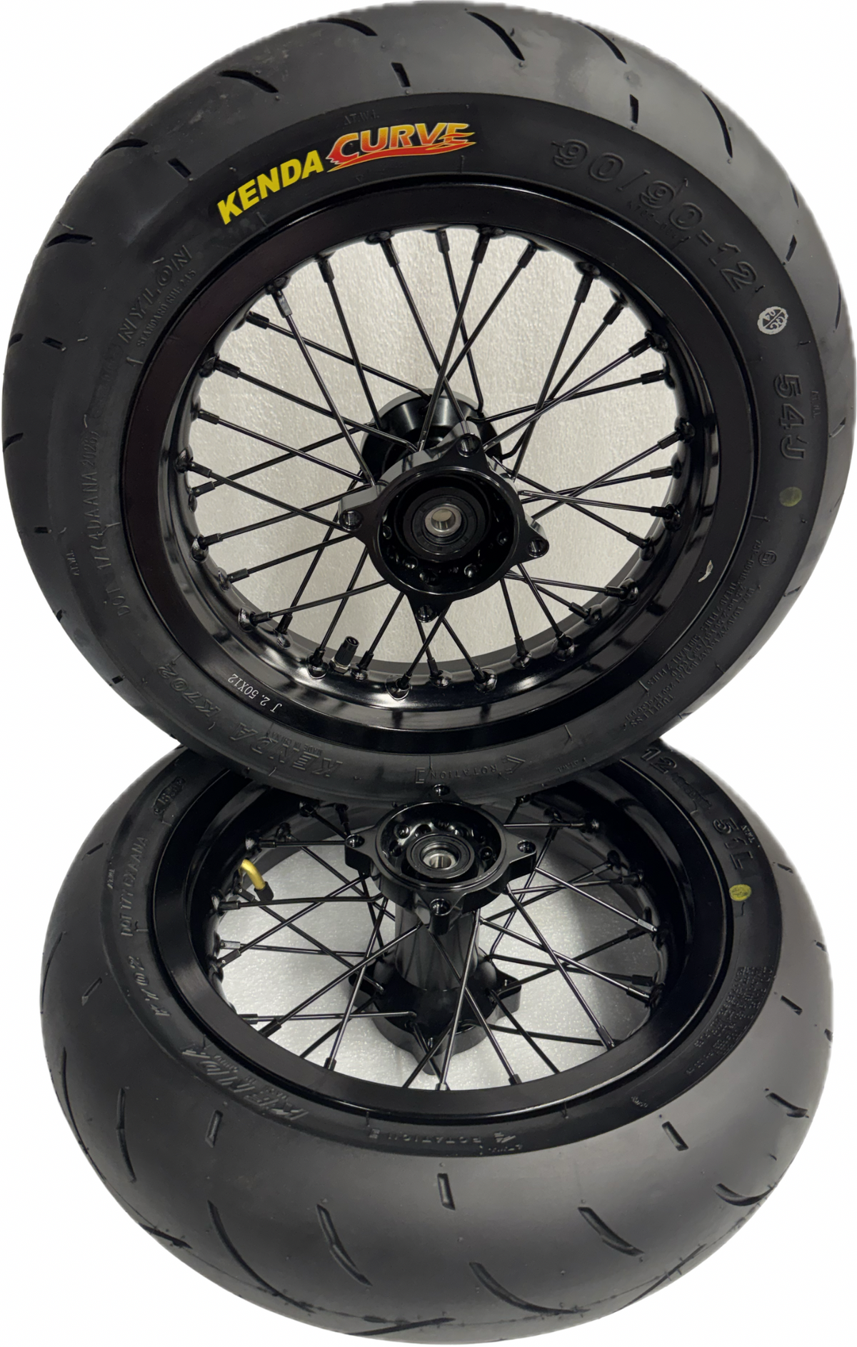 Razor MX or SX 12 Inch Supermoto Wheel Kit with CNC Aluminum Hub