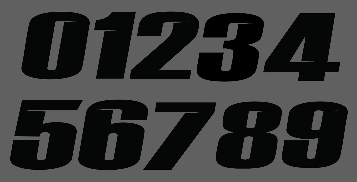 MXPS Ultra Bee Plate Decal