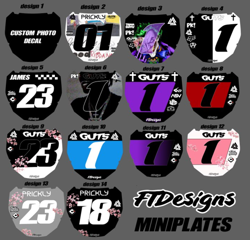 MXPARTS Odi Miniplates