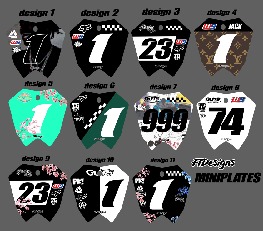 MXPARTS Designs RTR Miniplates