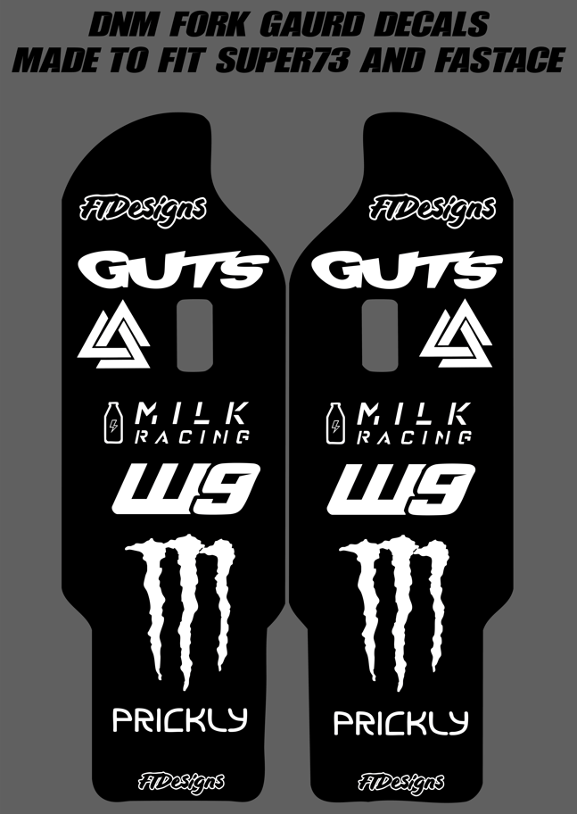 FTD - DNM Fork Gaurd Decals