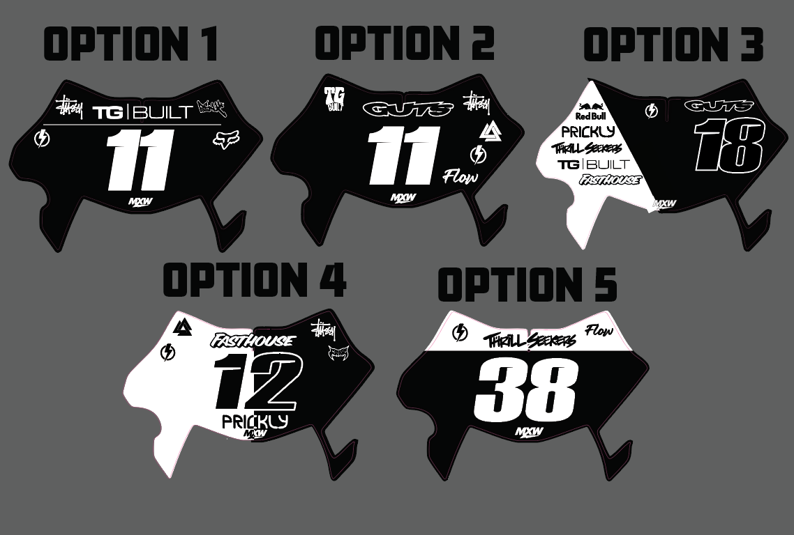 MXPS Ultra Bee Plate Decal