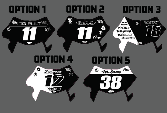 MXPS Ultra Bee Plate Decal