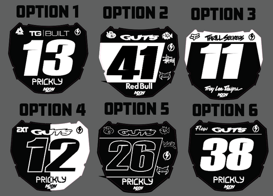 MXPS ODI Plate Decal