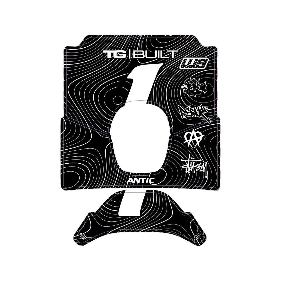 Topographical Decal for Antic Number Plate