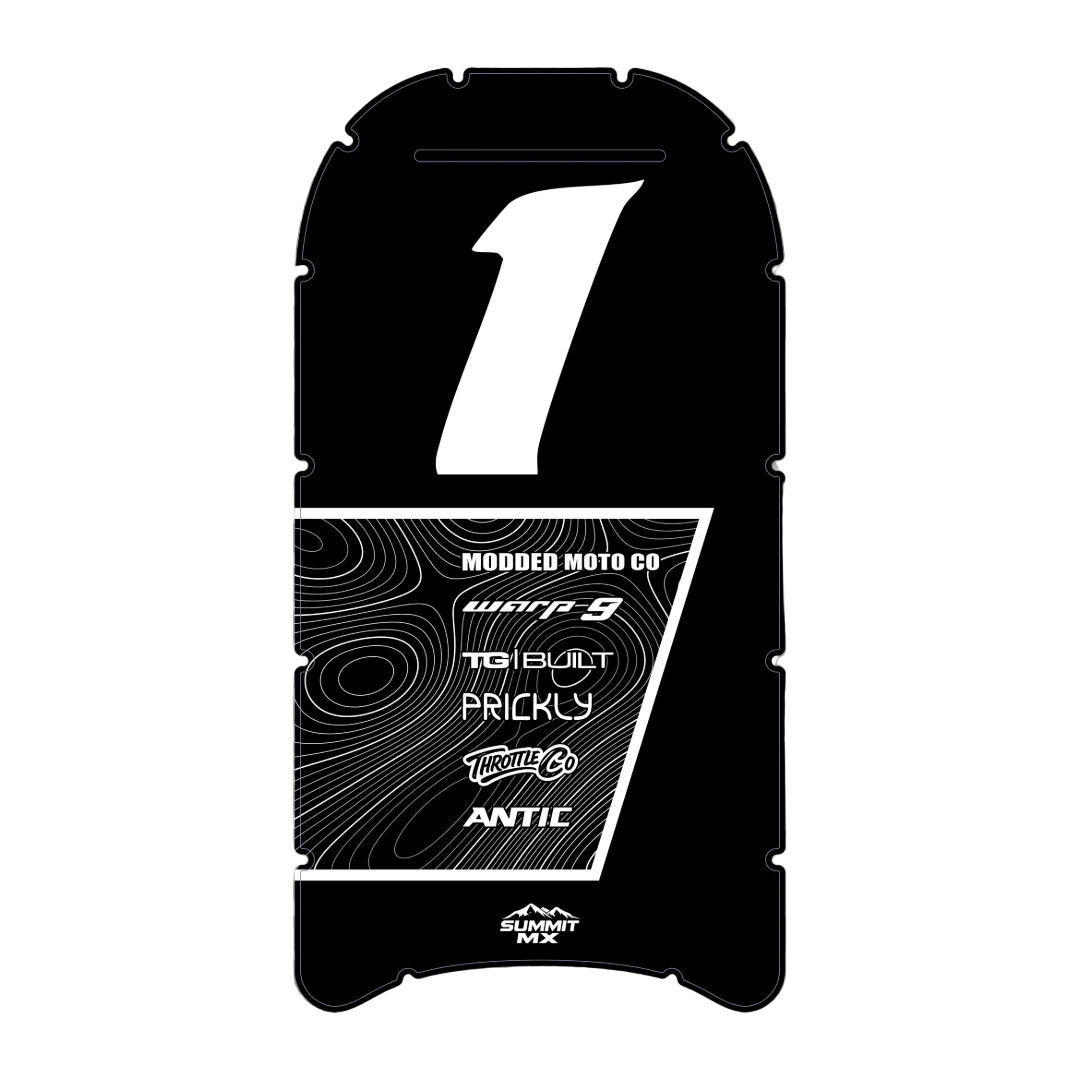 Topographical Antic Battery Decal