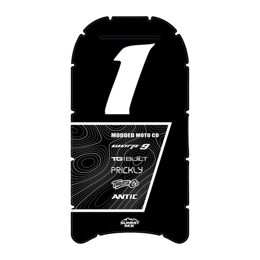 Topographical Antic Battery Decal