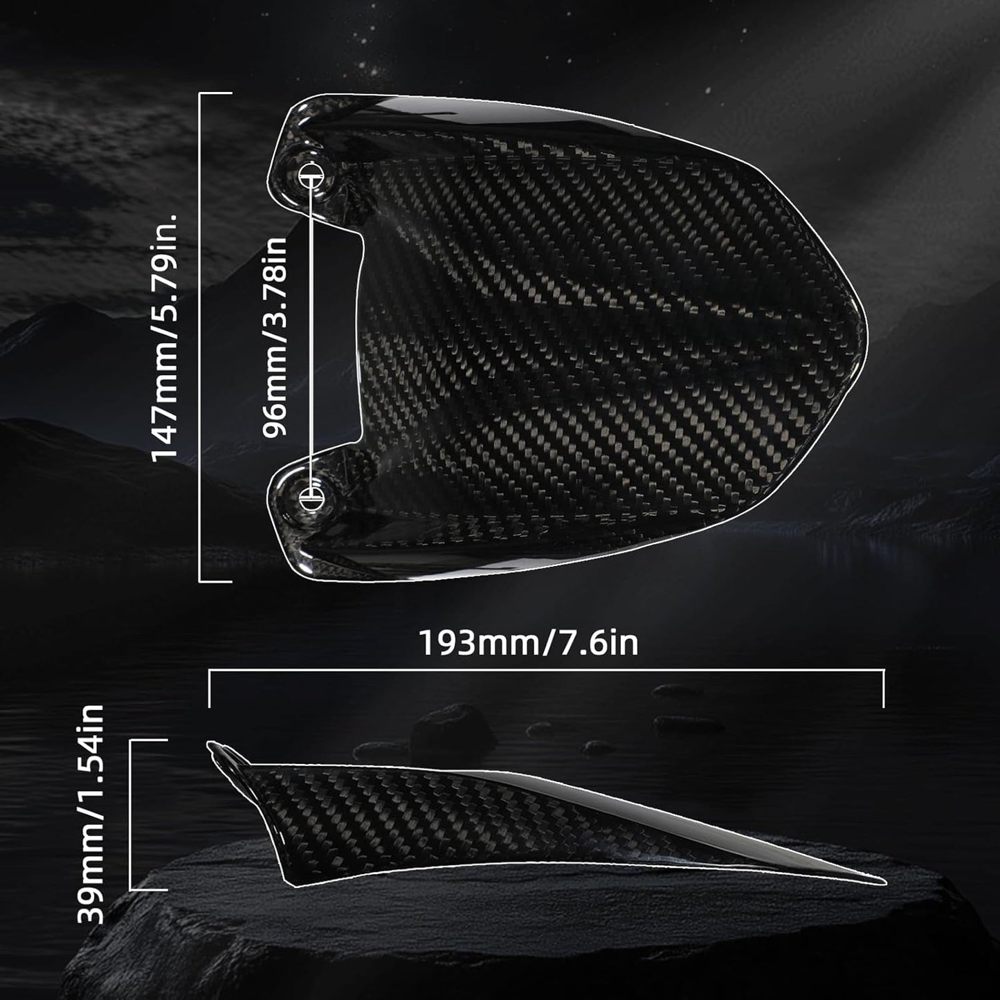 Carbon Fiber Talaria Rear Mud Guard