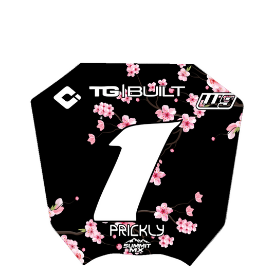 Cherry Blossom Decal for Altis Sigma Number Plate