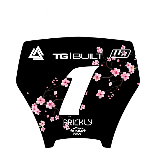 Cherry Blossom Decal for Altis Delta Number Plate