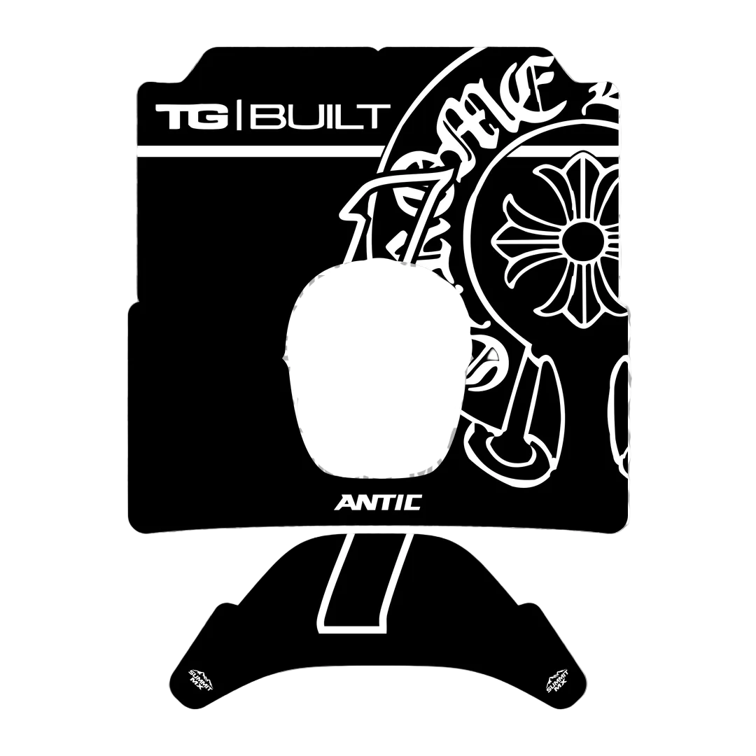 Chrome Hearts Decal for Antic Number Plate