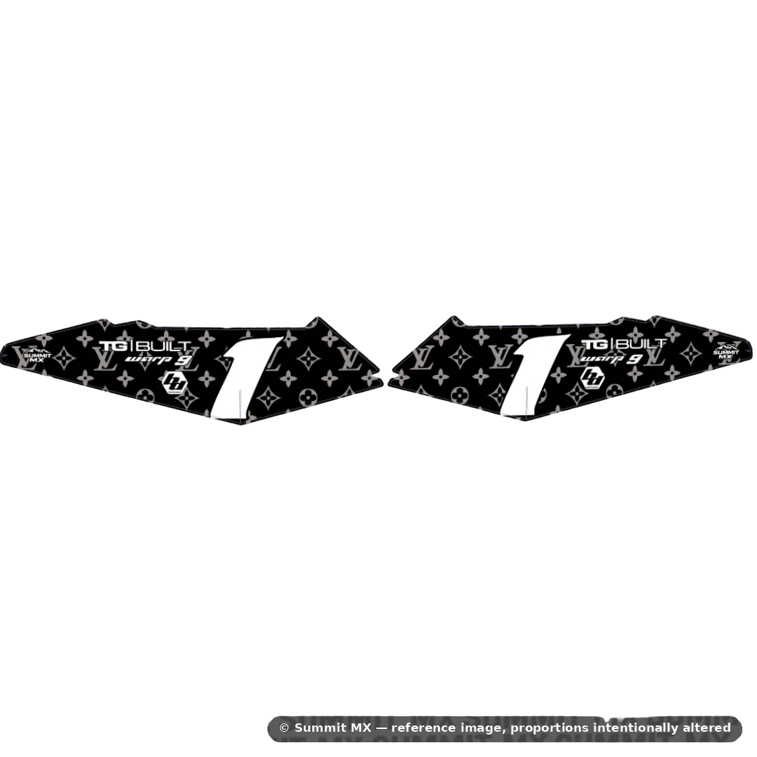 LV Side Fender Decals for Surron LBX & Eride Pro