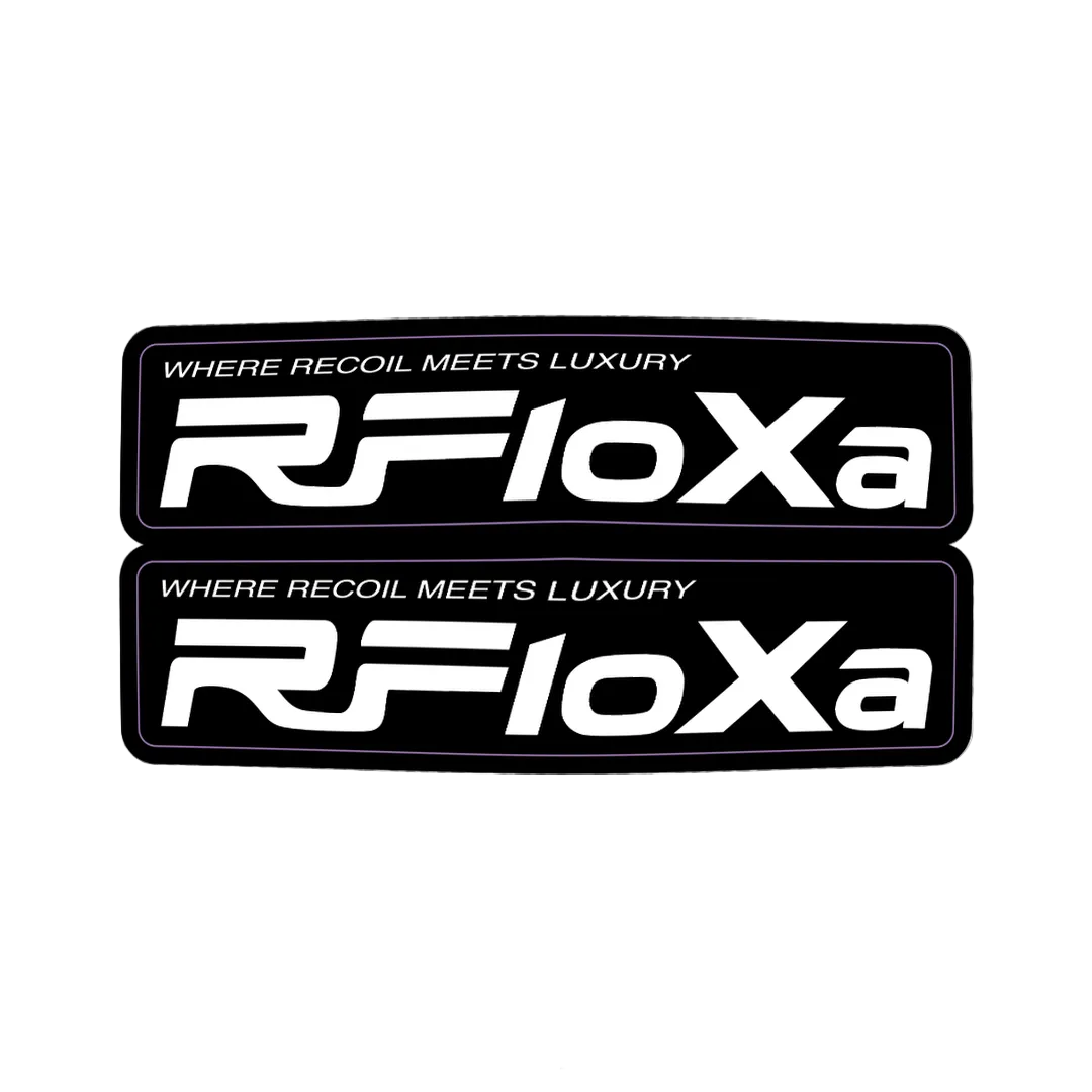 RFloXa "Where Recoil Meets Luxury" Fork Tube Decal