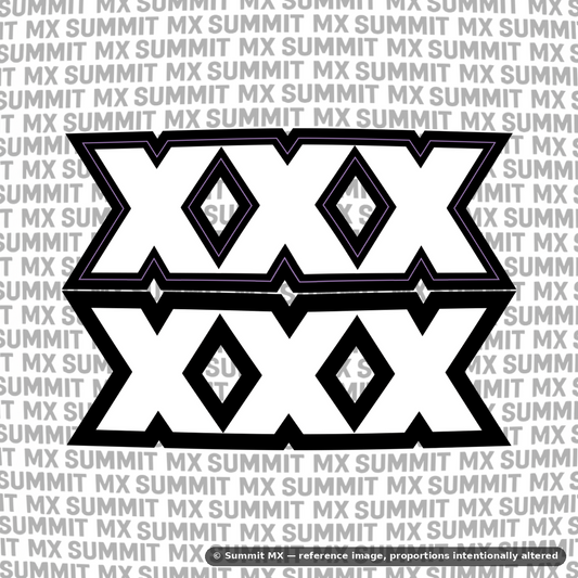 Talaria x3 "XXX" Fork Tube Decal