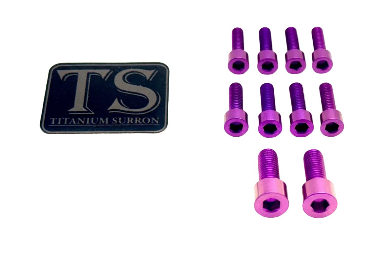 Titanium Stem/ Handlebar Mount Bolts - E-moto