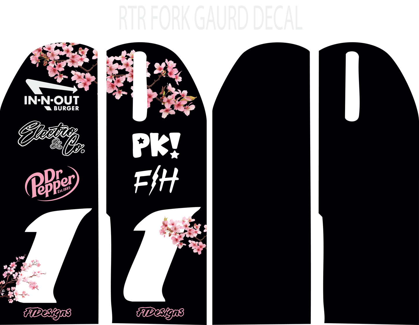 FTD - RTR Fork Gaurd Decals